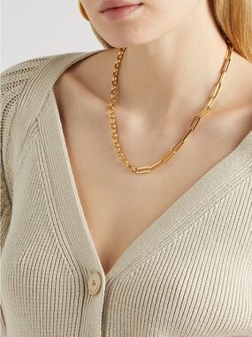 MISSOMA Axion Ridge 18kt gold-plated necklace